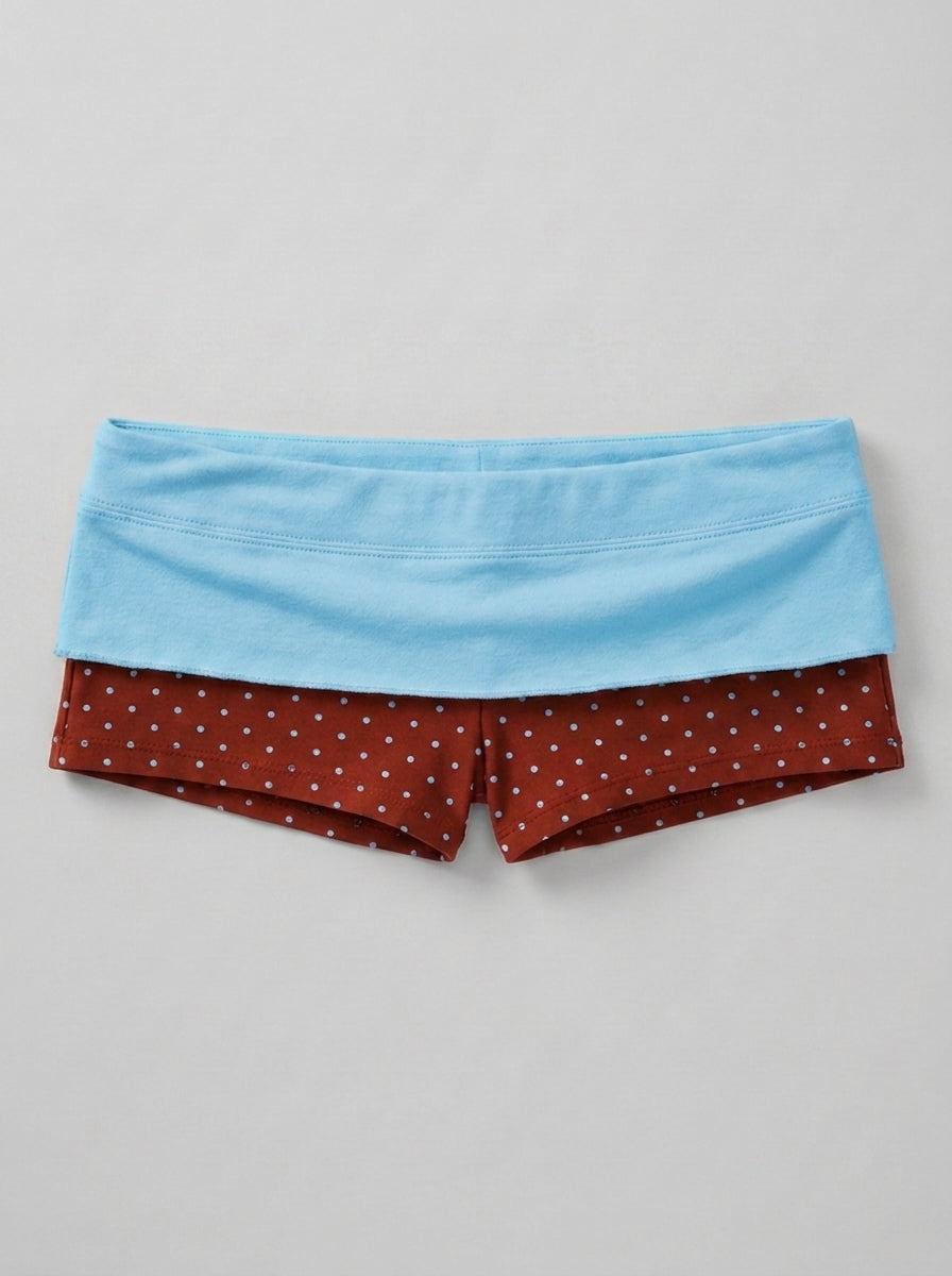 Punto Foldover-Slip - Azzurro