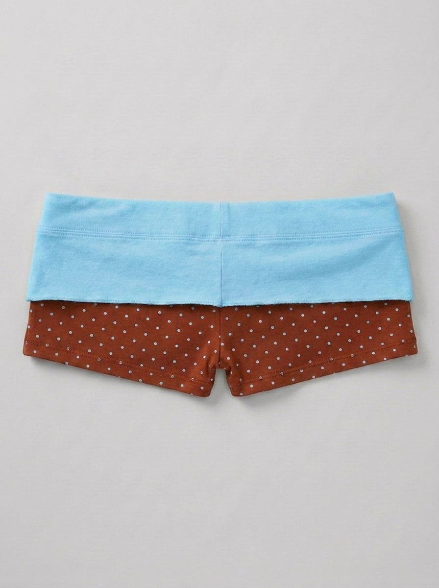 Punto Foldover-Slip - Azzurro